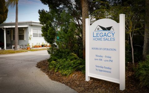 Pelican Palms Village Legacy Sign
